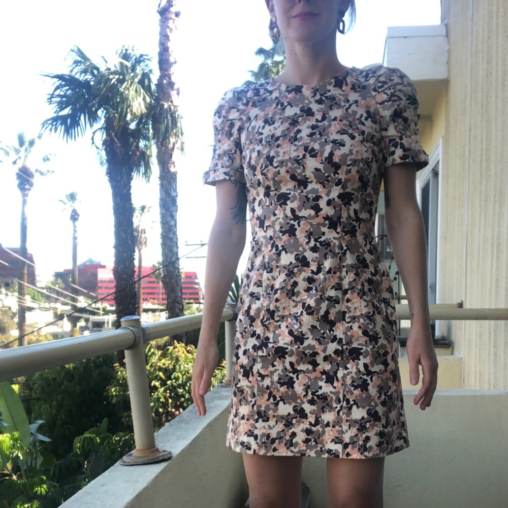 FRENCH CONNECTION, Bow Back Career Dress, Size 2